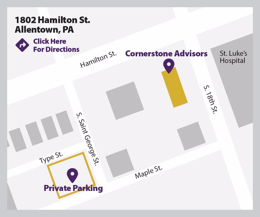 Cornerstone Advisors Parking Map